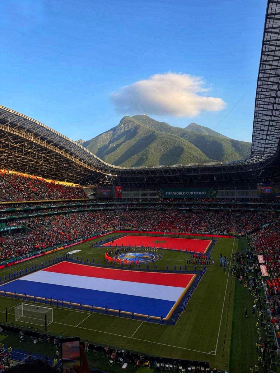 alimo_philip's tweet photo. 🏟️ 🇲🇽 Monterrey Stadium has claimed the top spot as the BEST venue of FIFA World Cup 2026!

🏔️ That mountain backdrop hits different! https://t.co/XdTE329qIz