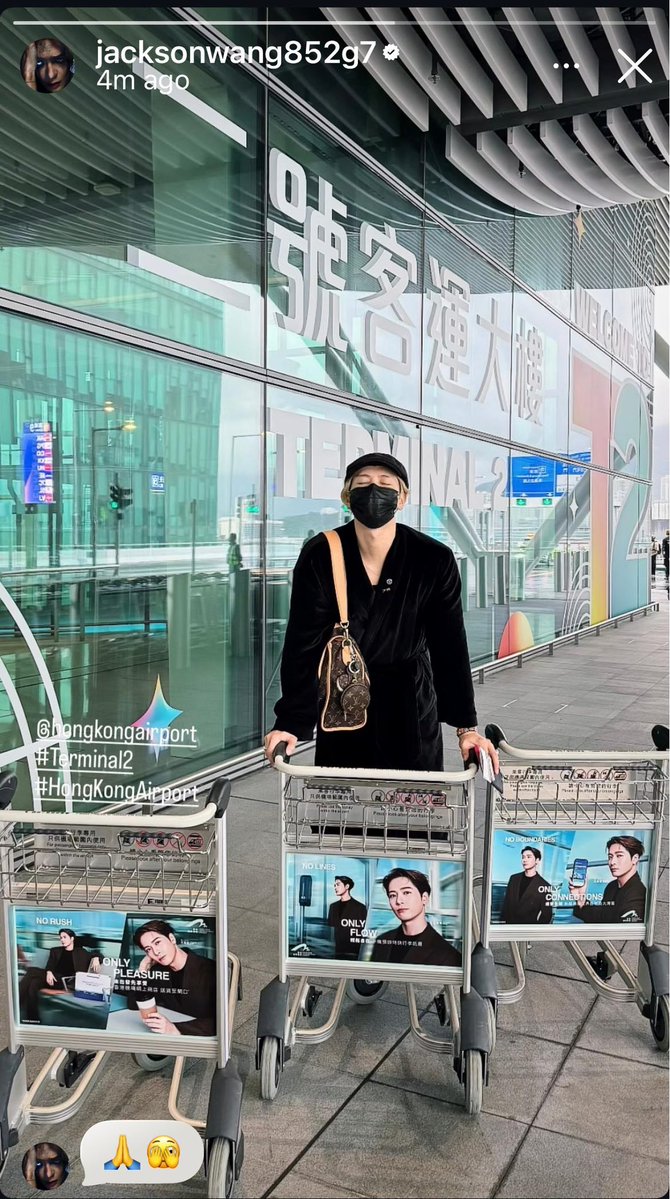 JenChaiw123's tweet photo. Seeing this pic .. u’re getting ready to fly ✈️ again .. 
Hope you’re doing great and feeling your best ..❤️ Take care @JacksonWang852 https://t.co/XENXznTTik