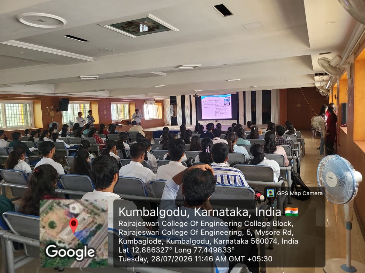 rrceblr's tweet photo. 🎉🚀 #NichiIn #CampusPlacementDrive was successfully held at #RRCE for #Batch2027 students. 💼 Thanks to #NichiIn for this valuable opportunity. Best wishes to all participants! 🌟
#RRCE #CampusPlacement #PlacementDrive #FutureEngineers #StudentSuccess #CareerGrowth https://t.co/HVySAR236R