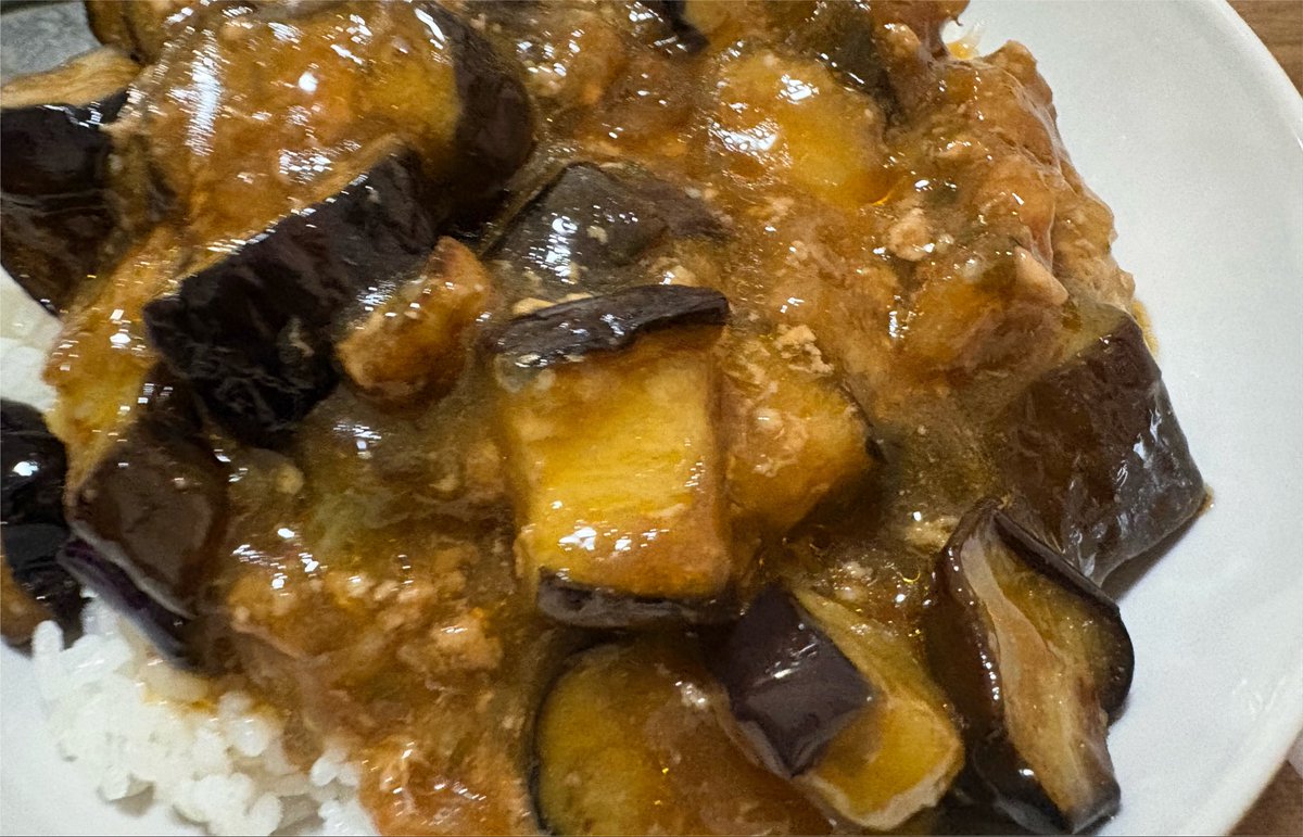 cheruno_o's tweet photo. 他枠にて晩御飯決定した麻婆茄子🍆 https://t.co/I8lOsupO9I