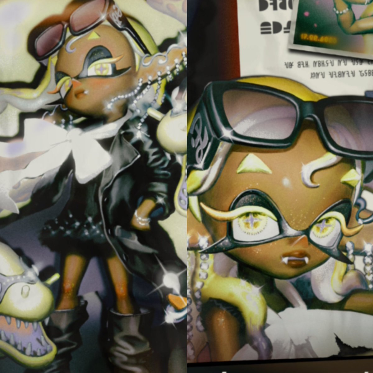 EndsFunnies's tweet photo. splatoon / when i saw this scroll i literally gasped https://t.co/zwDmPGlGkH