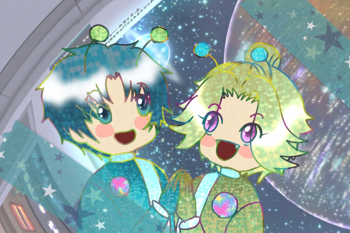 chi_______777's tweet photo. らくがき
宇宙の2人❄🎧 https://t.co/tbaSCs4YI2