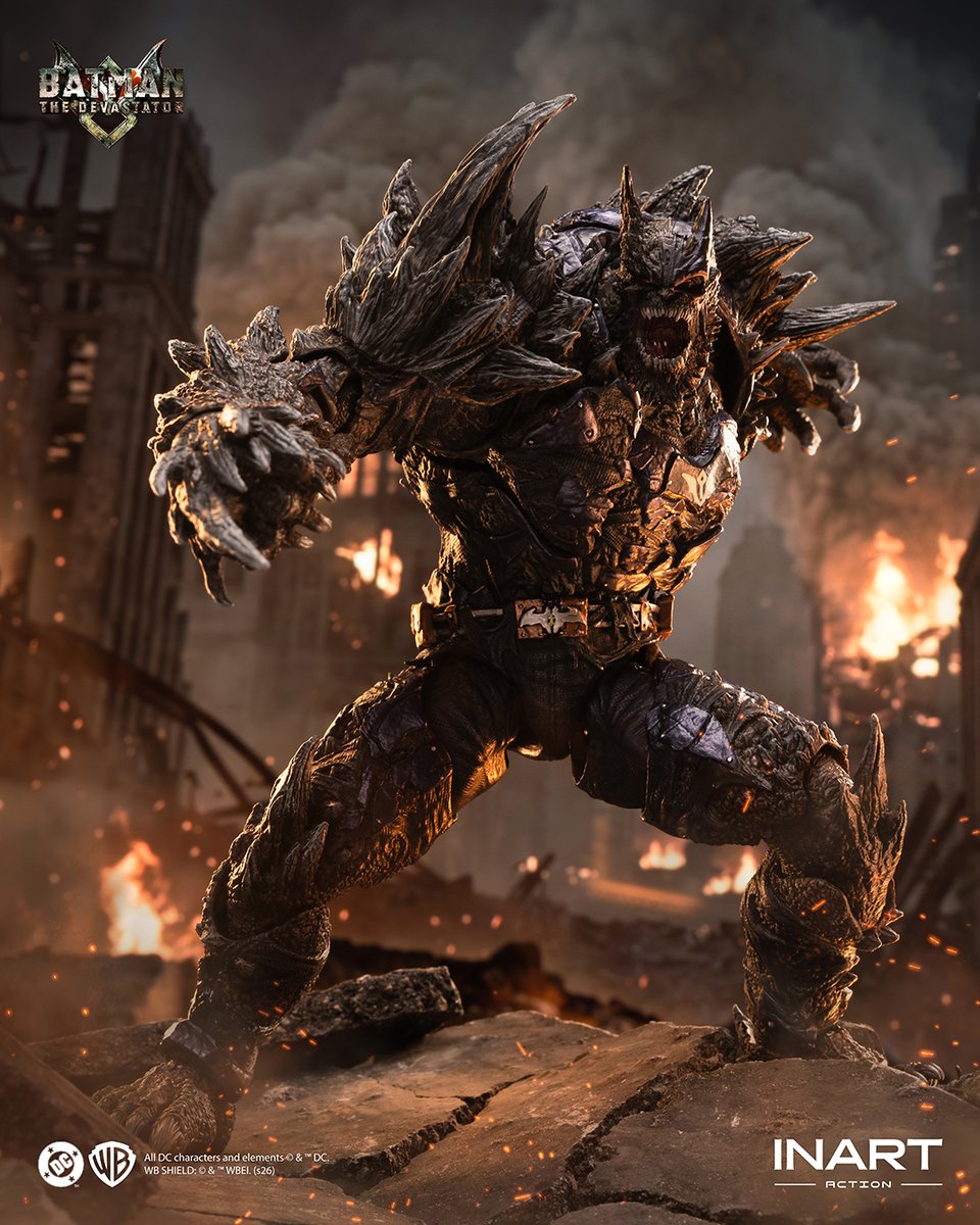 INART_Official's tweet photo. Dark Nights: Metal - Batman: The Devastator Action Figure

"I became Doomsday."

The line has been crossed.
What remains is neither hero nor savior.
Only destruction.

Pre-order begins: July 31, 2026, 10:00 GMT+8
RSVP: https://t.co/IdX8AHQuas

#TheDevastator https://t.co/HB1eyxnHhw