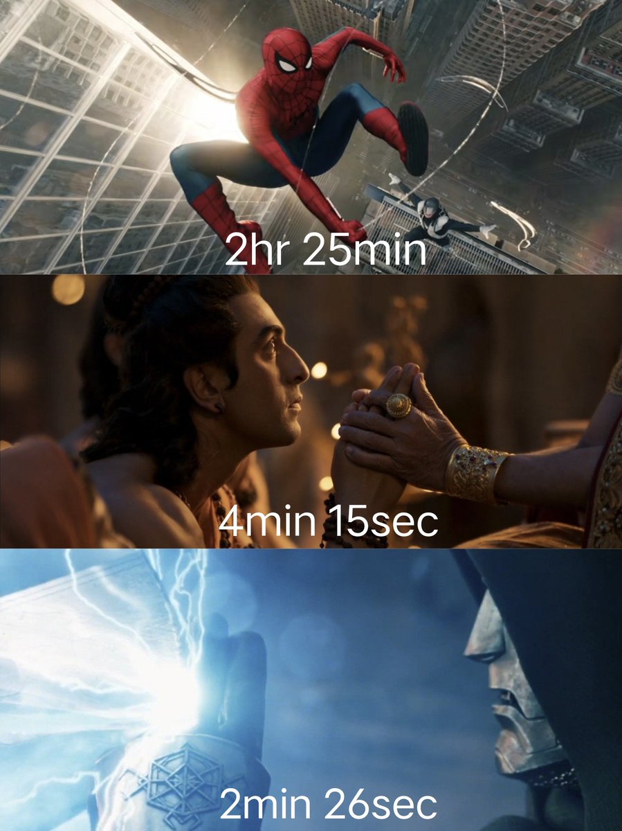BryanBergX's tweet photo. What a time to be alive!! 🥹🔥

We’re about to witness Spider Man, Doomsday, and #Ramayana come together on the big screen. https://t.co/UrLUig1mfD