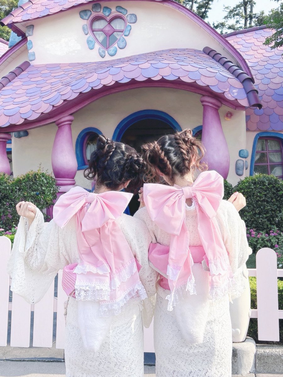 ricotanien's tweet photo. マリーちゃんバウンド浴衣ディズニー♡
後ろのおっきいリボンが本当にかわいいし、今流行りの猫耳へアがぴったり🐈🎀 https://t.co/3sjDmh0SeL