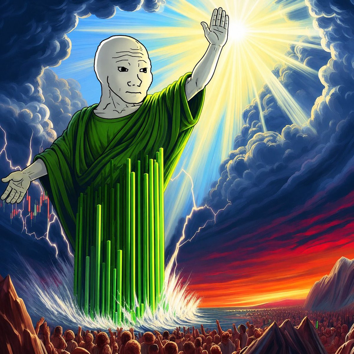 sleep_m's tweet photo. @_markovian 带着 $WOJAK 的纯粹，坚守着信徒的信念，灵魂升腾的瞬间，就是社区文化最好的证明。 https://t.co/AbpfQoUBRk