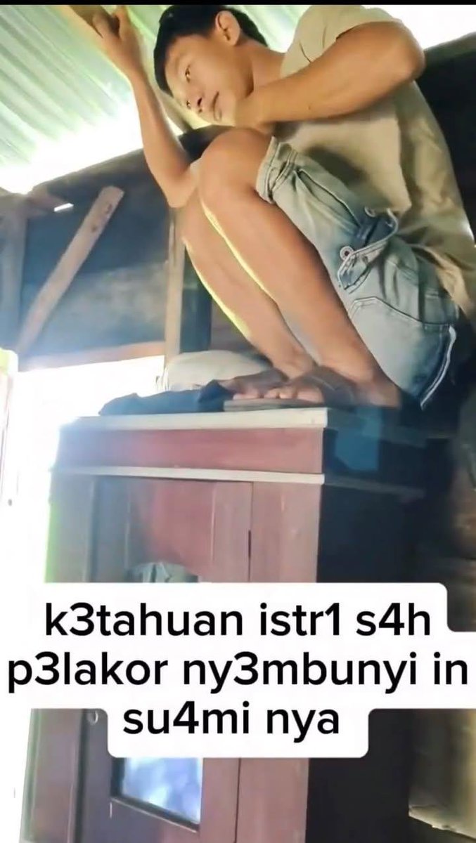 Tangankanancuan's tweet photo. Pelakor sembunyi in suami ...
Kocak 🤣🤣🤣
😭Isteri kecewa, suami kantoi dengan janda pevel mak orang…

Kalau ada pencen okay jugak tu bang. Or kerja kerajaan ke kan..pilihan kamu salah bang😡😡😡

Thrd hisyam https://t.co/W2tnE5w8d1