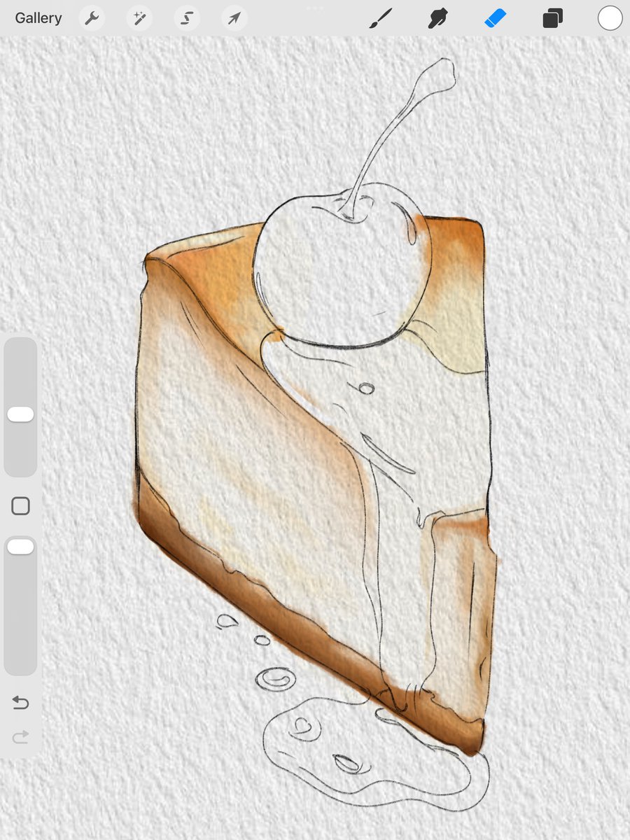 _09lll_'s tweet photo. رسمة الظهريّة - 🍰. https://t.co/kwEU4MjArK
