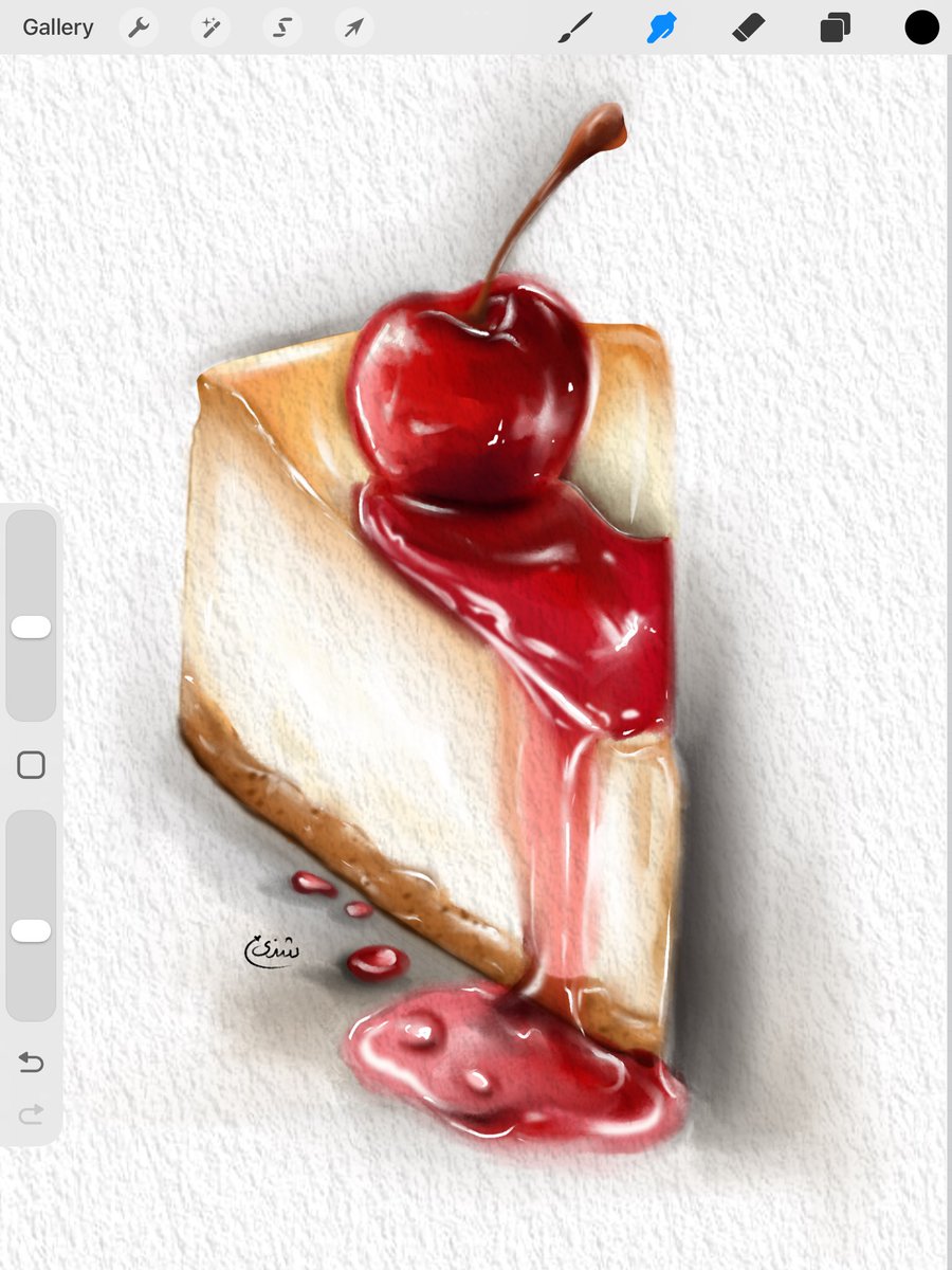_09lll_'s tweet photo. رسمة الظهريّة - 🍰. https://t.co/kwEU4MjArK