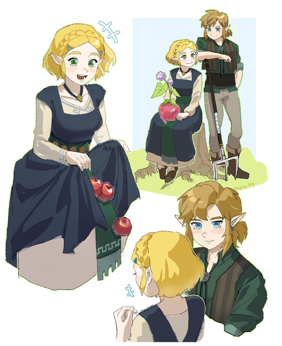 spring_frog's tweet photo. #リンゼル #Zelink https://t.co/36DsRQMrCT