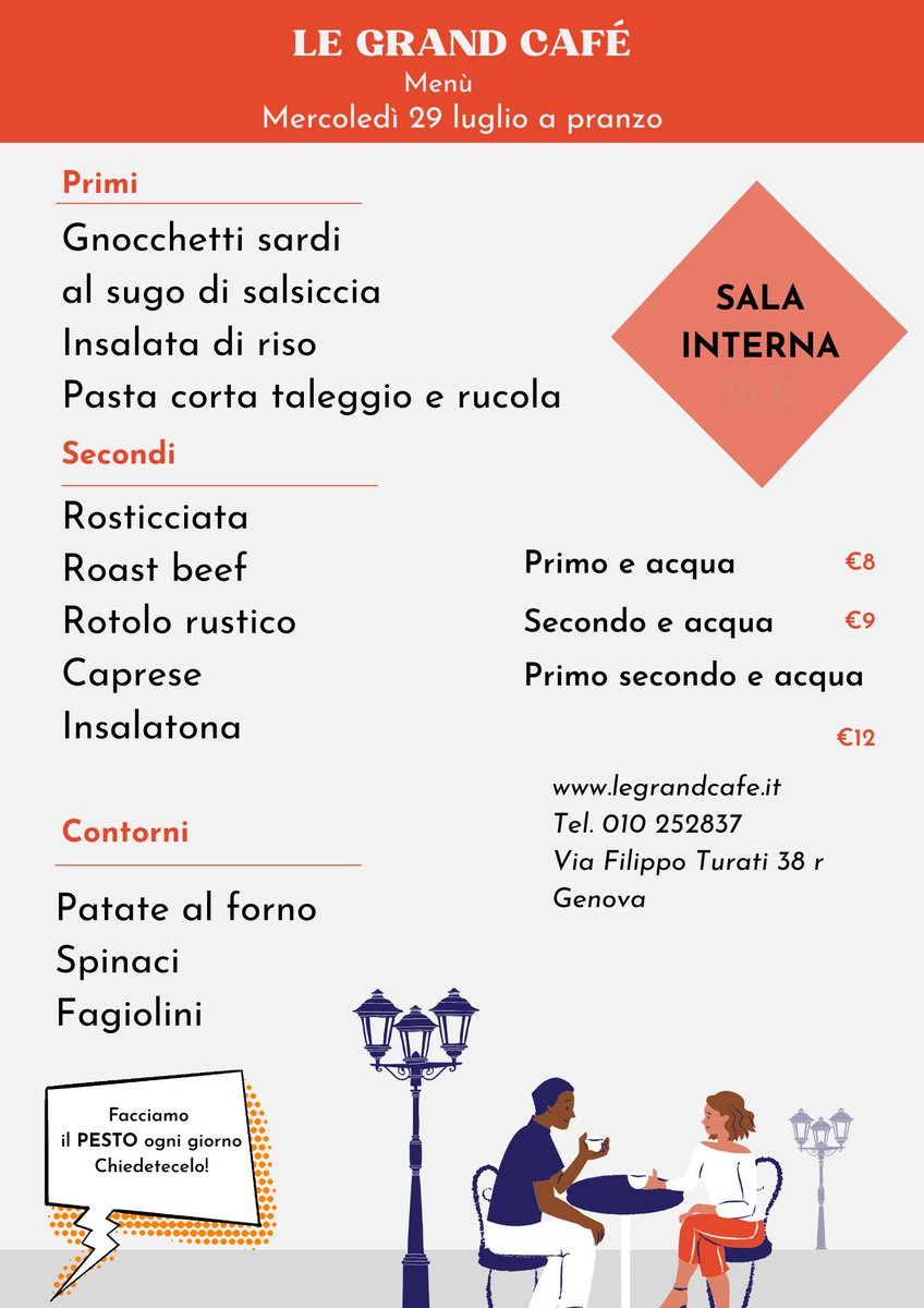 Bar_LeGrandCafe's tweet photo. Tempo di insalata di riso. Quel piatto tipico dell'estate fresco e gustoso. A chi piace?
Sempre a Genova, nel cuore del centro storico, in Voia Filippo Turati 38 r
https://t.co/BufV9ay0PF https://t.co/iJjV07RSpE