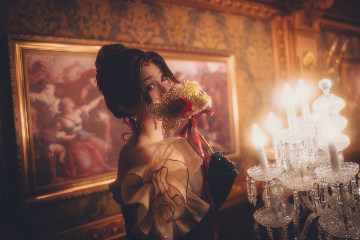 ro_sehear_ts824's tweet photo. Disney Designer Collection
　　Midnight Masquerade*＊:Bell🥀🎭
    
photo @DAI_photograph4 
dress @Yurmel2 
wig     @pechi_wig 
#仮面舞踏会0726 #princess #cosplay https://t.co/YP8gGKHdyH