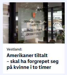 Anduril100's tweet photo. NRK skriver i dag om en utledning som har begått overgrep mot en norsk kvinne. Nasjonaliteten på overgriperen er med, allerede på forsiden av https://t.co/rrj7KmvBnM. 1/ https://t.co/Y4UACuhokP