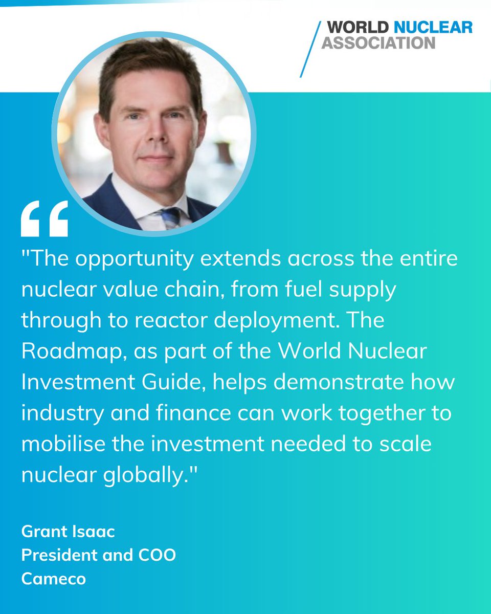 WorldNuclear's tweet photo. ๐ https://t.co/SfvE0UhFjW
#FinancingNuclear https://t.co/xa0bBIB2hc