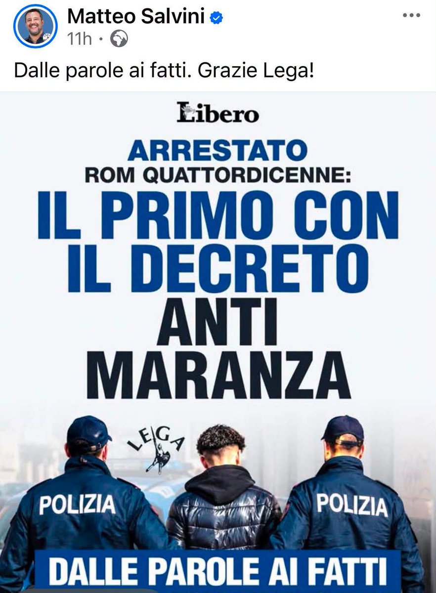 LaPrimaManina's tweet photo. Salvini è avanti!
Il decreto non è in vigore, ne discusso, ne votato. https://t.co/jusaUqBIUE