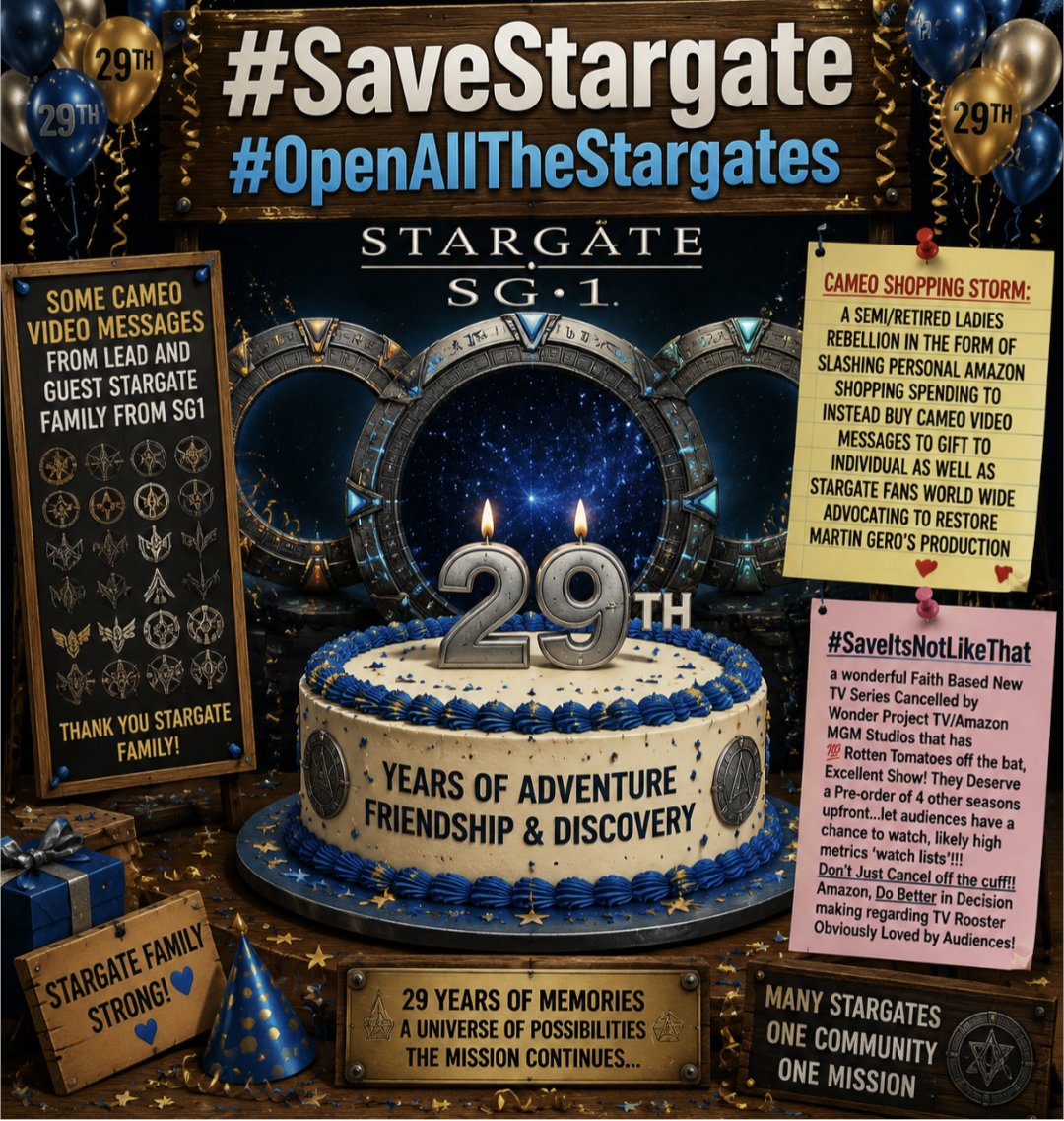 Wheels of The System #SaveStargate Shopping Storm tweet media