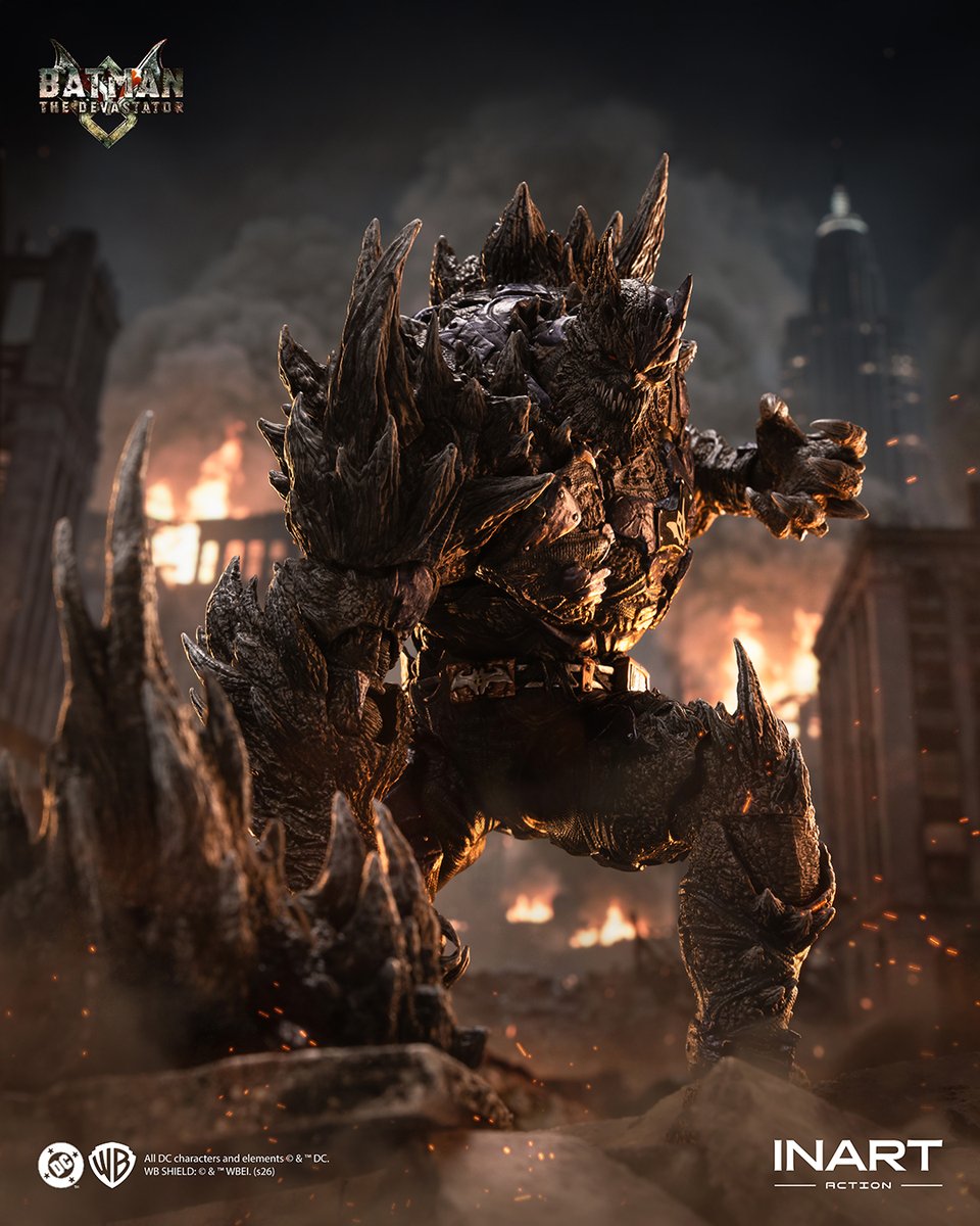 InartActionJp's tweet photo. INART Action -『ダークナイツ：メタル』デバステーター アクションフィギュア
公式画像を公開。

予約開始日時：2026年7月31日11:00 GMT+9
👉 https://t.co/89ljbRQzei

続報をお楽しみに。

#INARTAction #DC #バットマン #デバステーター #ダークナイツメタル https://t.co/QNTdtPVDmT