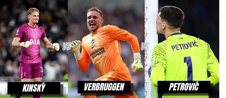 FPLBazuu's tweet photo. 🚨 The £4.5m goalkeeper slot could be more important than most managers think.

With FPL's new 2026/27 rule awarding goalkeepers +1 BPS for every Big Chance save, choosing the right budget keeper could be a huge edge from Gameweek 1.

🇳🇱 Verbruggen – Brighton's defence was among the league's best last season.

🇨🇿 Kinský – Massive upside if he locks down Spurs' No. 1 spot.

🍒 Petrović – Kind opening fixtures and a low-owned differential.

Who's your £4.5m goalkeeper for GW1? 👇

#FPL #FPLCommunity
