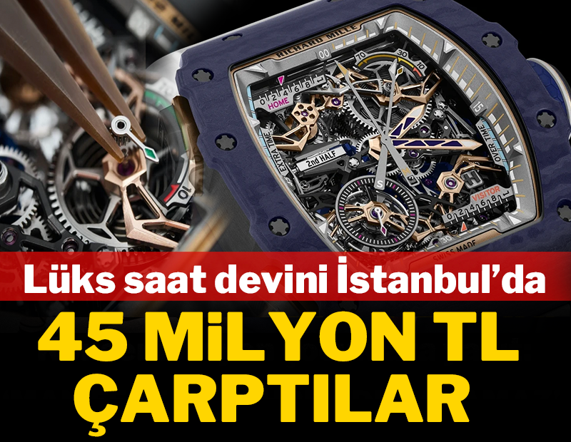 gazetesozcu's tweet photo. Ünlülerin tercih ettiği saat markasında 45 milyon TL'lik siber vurgun https://t.co/cQ0pcAqOoz https://t.co/RnvrhZaIc2