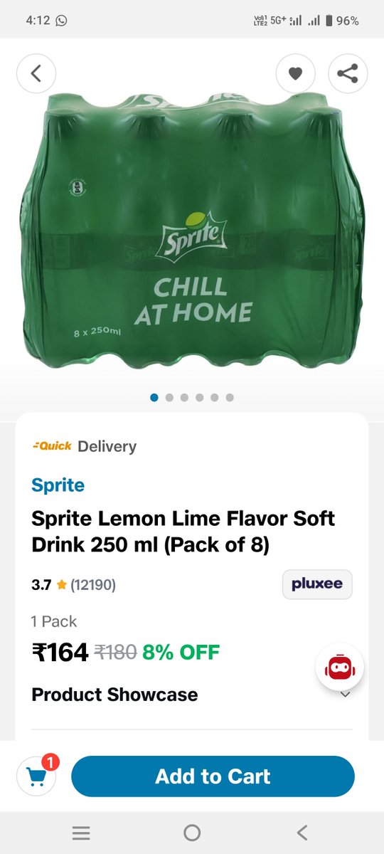 Dipesh1523's tweet photo. ye cold drink ki MRP 20rs hai?
Aur aap jio mart me over MRP charge kar rahe ho, location gandhidham aur ye aap ke jio mart application me 164 rs ki hai
@JioMart https://t.co/UKKSYikIKG