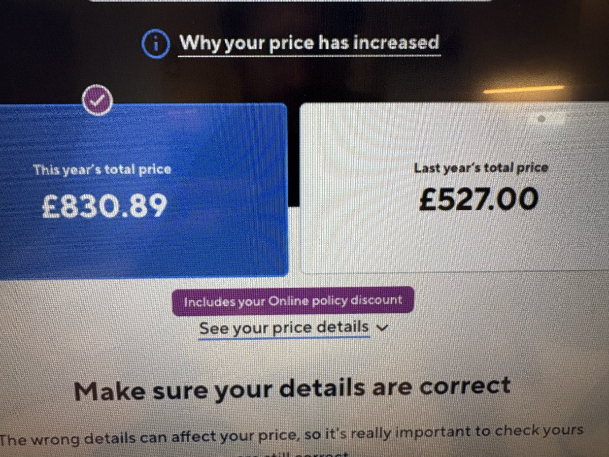 DaveS4863's tweet photo. @HastingsDirect , you’re jokers. Terrible treatment of returning customers and an extra year of NCB to boot. You’re preying on laziness for greed. I regret ever using your business.  Shove it. https://t.co/1ypgrEdiWB
