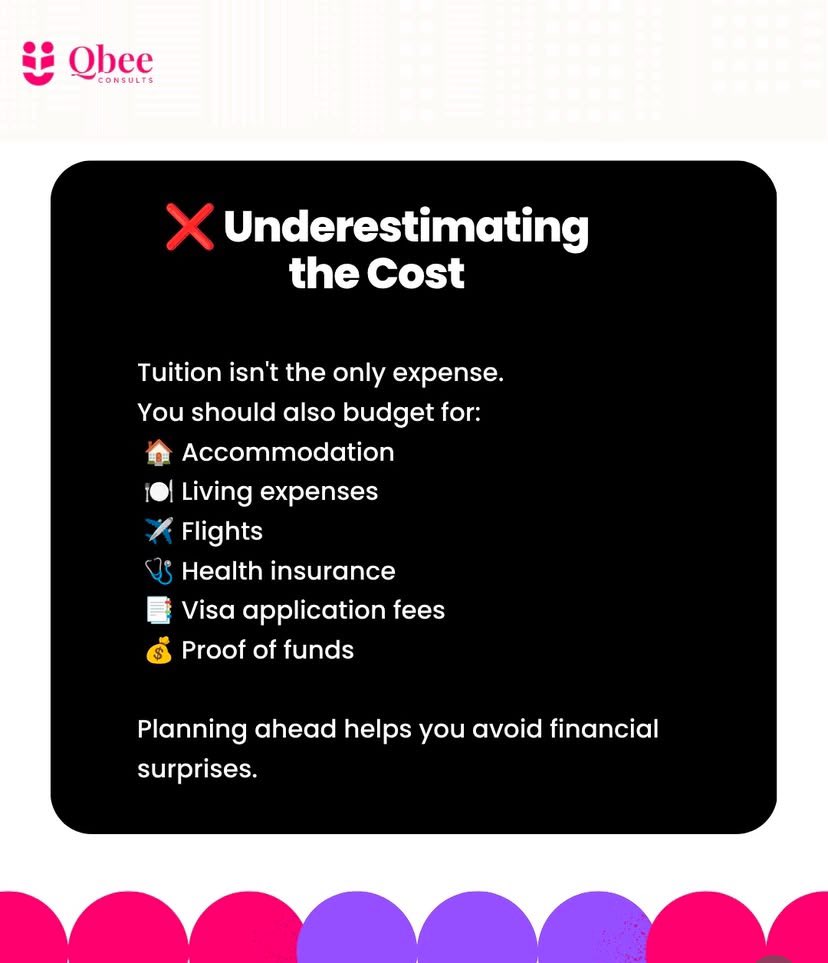 Qbeegroup's tweet photo. Here are some of the most common ways students unknowingly hurt their chances and, more importantly, what you can do instead. 

📩 Need help with your applications or study permit process? Send us a DM. Let’s help you put your best application forward.
#studyabroad https://t.co/Ofvcta63VU