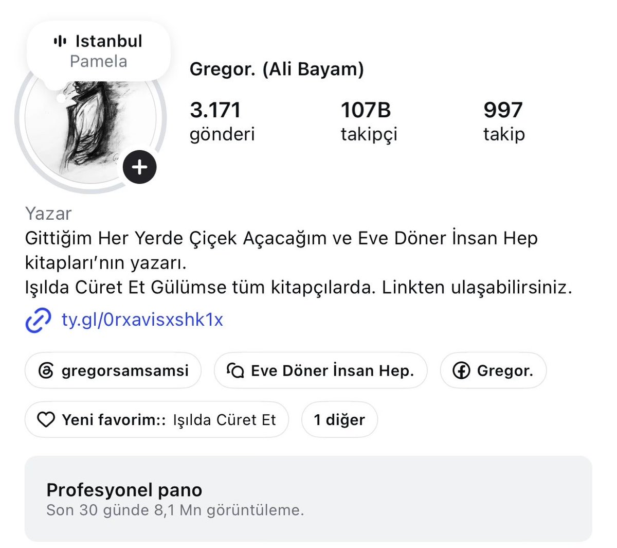 gregorsamsamsi's tweet photo. Dünyanın en iyi instagramını bırakıyorum. Takip etmek isterseniz :)

https://t.co/uF9VECdxi2 https://t.co/Vk29ltA0La