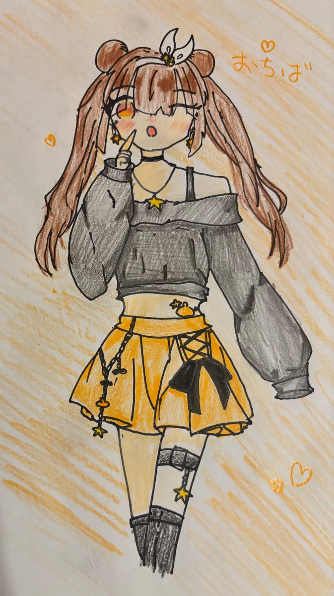 Otiba_088's tweet photo. 書けたーーー！！！！
自分描くの難しい😓
デジタル苦手で色鉛筆です🙇
次はデジタルで描きます！ https://t.co/IssrSnDz9M