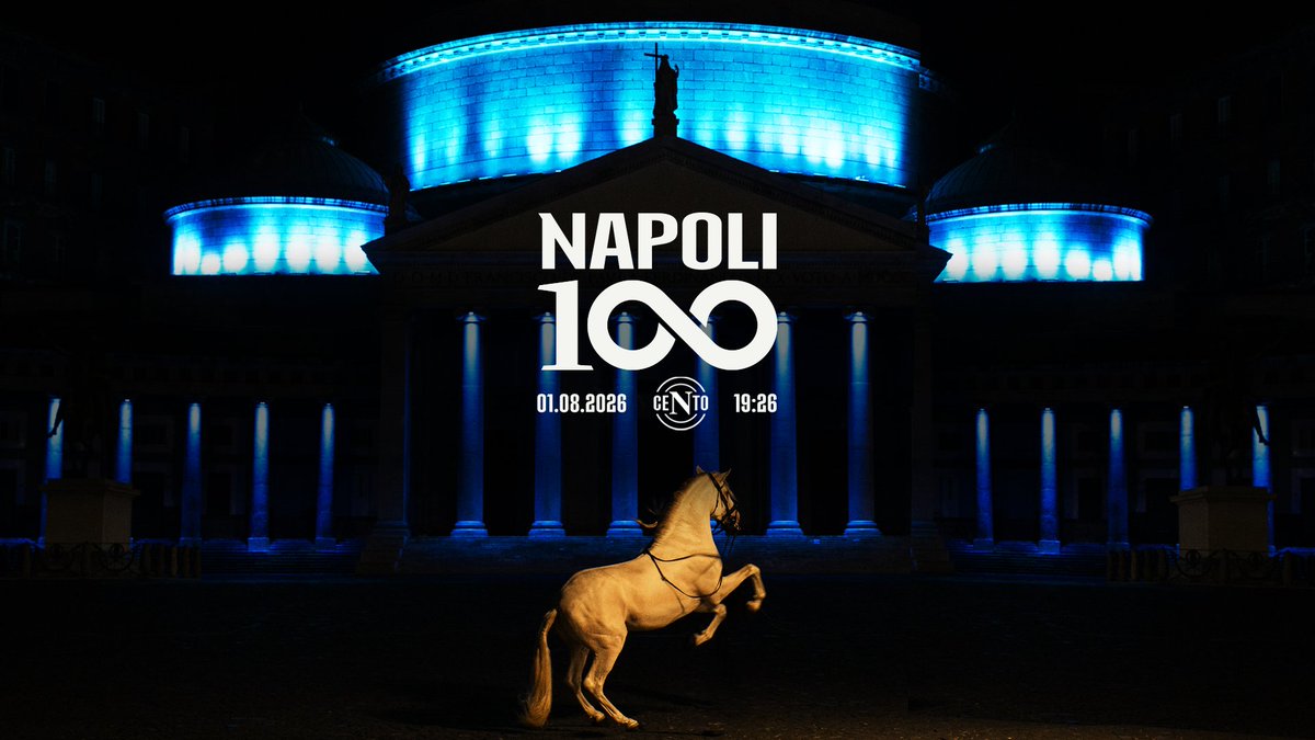 sscnapoli's tweet photo. 1 agosto 2026, Napoli festeggia il Napoli 💙
Puoi prenotare il tuo posto gratuito in Piazza Del Plebiscito a partire dalle ore 15:00

🎟️👉 https://t.co/wV4LycNJ23 https://t.co/No58t6oHjJ