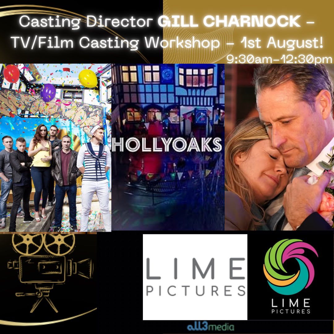 rolling_academy's tweet photo. ⏰3 SPOTS LEFT…BOOK NOW…

🎬TV/Film Workshop w/ HOLLYOAKS &amp; LIME PICTURES Casting Director - GILL CHARNOCK!! 🎉
•
⏳1st August 9:30am-12:30pm
📍Central MANCHESTER
•
Sides, feedback, taped &amp; worked on w/ #gillcharnock
•
BOOK NOW!! Very Limited Spaces!📕https://t.co/tFDDtDdnsU https://t.co/amdIQP2xoi