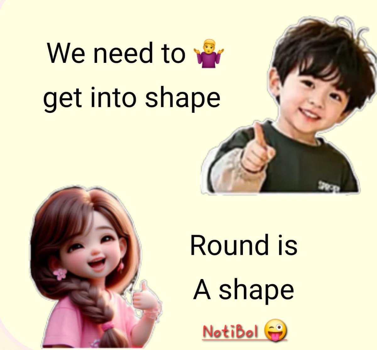 baby292324's tweet photo. #He : लगता है जिम ज्वाइन करना पड़ेगा? 🤷‍♂️

#She : "गोलू👌 तो ज्यादा cute लगते हैं जिम जाके क्या घुइयाँ छीलेगा?"🤷‍♀️

#नोटिबोल 😜 #punchlines 

सच में यार, गोल गाल,गोल पेट = #cuteness overload 
जिम जाके रौनक ही खत्म हो जाएगी 😜

#Tag करो अपने गोलू दोस्त को जिसे ये #meme भेजना है 👇😂 https://t.co/QG580pyinm