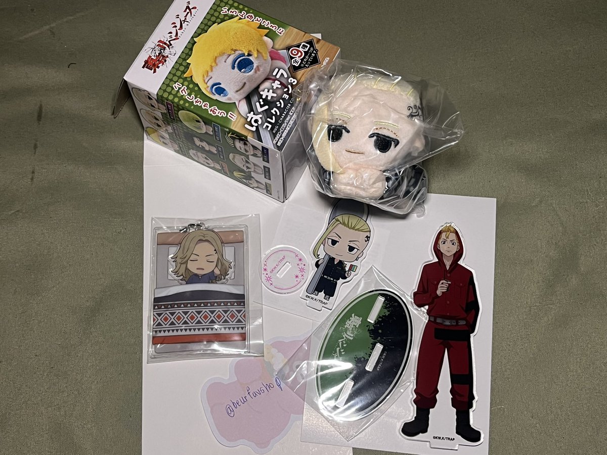 beurfavshop's tweet photo. ราคาขายเท

สแตนดี้ทาเคมิจิ (3) ชิ้นละ 150฿
สแตนดี้ mogufure / พกจ. goodnight / น้องกอด ดราเค่น ชิ้นละ 190฿

กล่อง / ซอง / ป้าย ครบ✅

ราคารวมส่ง - วอลเล็ทไม่บวกเพิ่ม💌
#ตลาดนัดtokyorevengers #ตลาดนัดโตมัน #ตลาดนัดโตเกียวรีเวนเจอร์ส #ตลาดนัดอนิเมะ https://t.co/n3f4q0WKZf