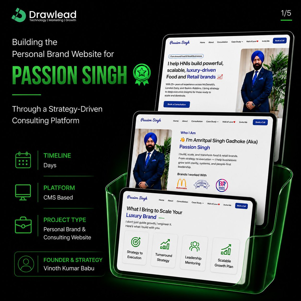 drawlead's tweet photo. Passion Singh – Case Study

From identifying the challenge to building the right approach and creating measurable results—here's a look at the journey behind the project.
Swipe through the case study.

#CaseStudy #WebDevelopment #DigitalMarketing #Drawlead https://t.co/4f0soTIWbL