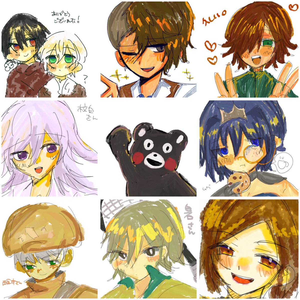 ewa__EWA_00's tweet photo. ウェブボ頂いたものたちや、ラクガキです https://t.co/lf8ego35y1