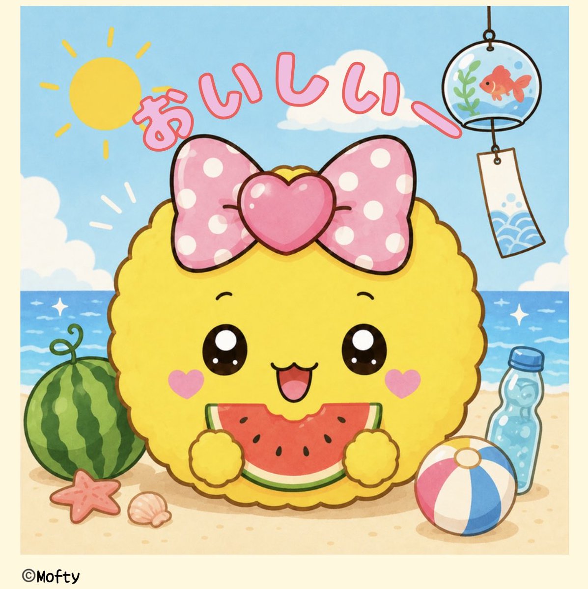 rui_studio_ch's tweet photo. 『おやつタイム🍉🎶』 https://t.co/BvUki2AcT4