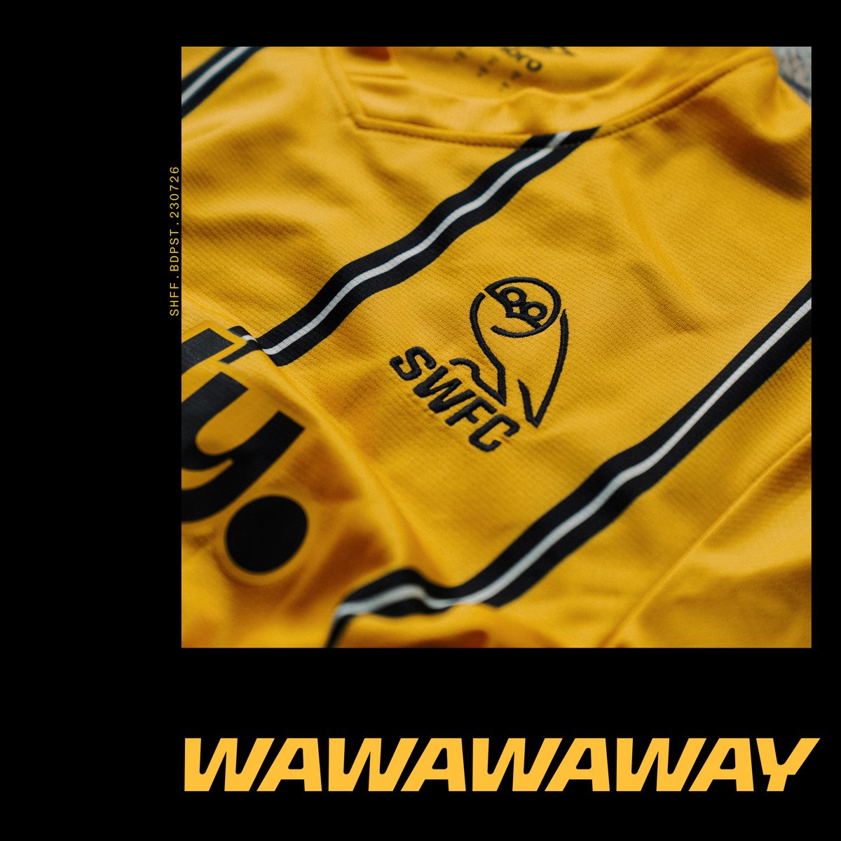 swfc's tweet photo. Introducing, our 2026-27 away kit 🟡

Available to pre-order now.