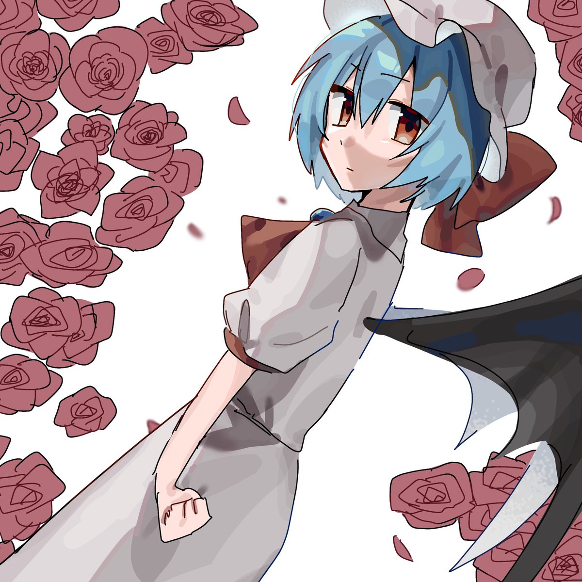 SHOUGATU_0MOTI's tweet photo. #東方Project #レミリア・スカーレット
成長記録！

←現在　　一年前→ https://t.co/kJe3eiWXL2