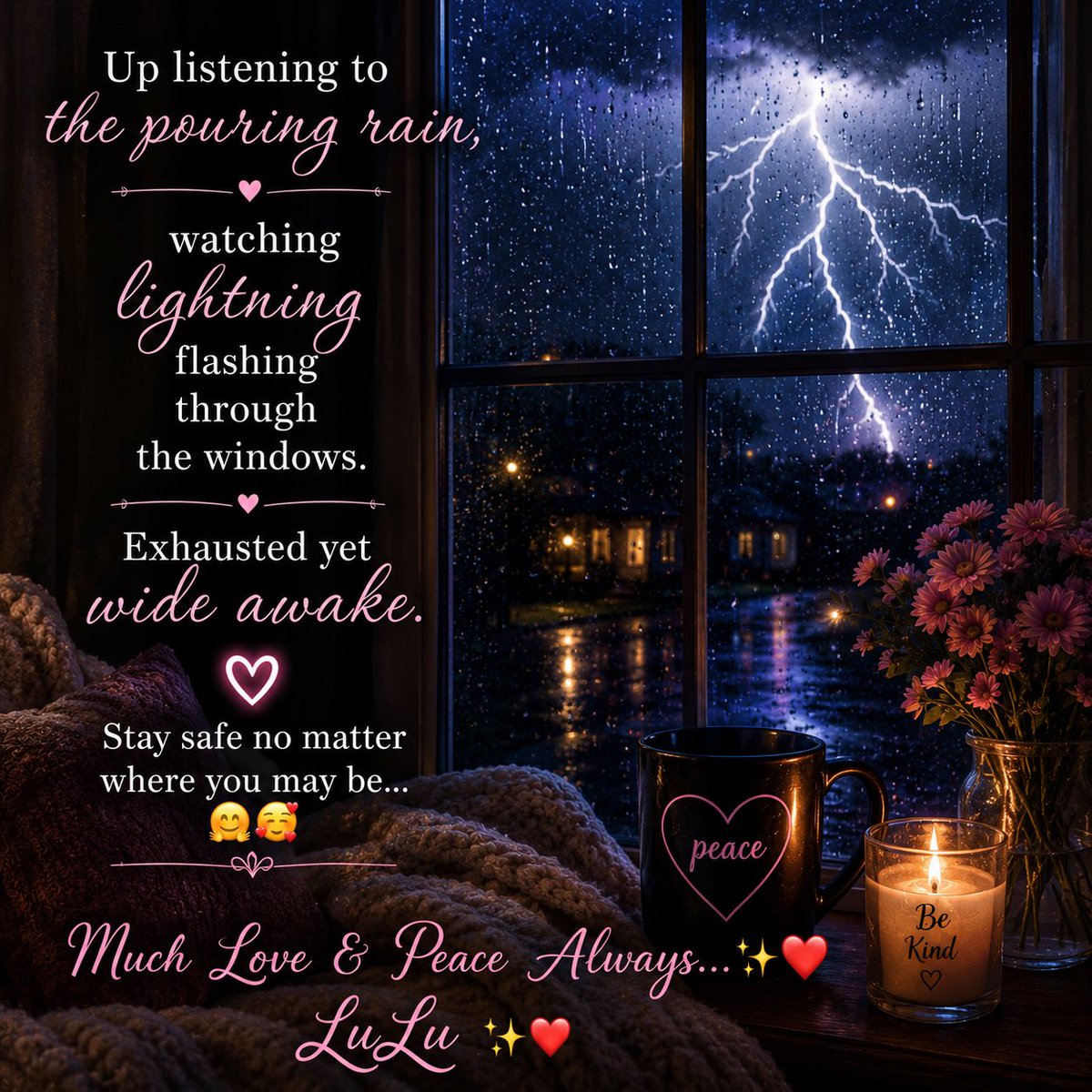 RelaxWithLuLu's tweet photo. #StormyNight #Lightning #StaySafe #Rain #RelaxWithLuLu #Blog #Blogger https://t.co/1SQBlhdeog