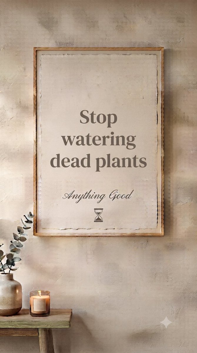 Anythinggood26's tweet photo. Not everything in your life is meant to be carried into your future.
Some habits need to end.
Some relationships need to be released.
Some regrets need to be buried.
Some fears need to be faced.
Growth isn’t just about adding new things to your life.

#growthmindset #lifelessons https://t.co/RUpxsJrfPq