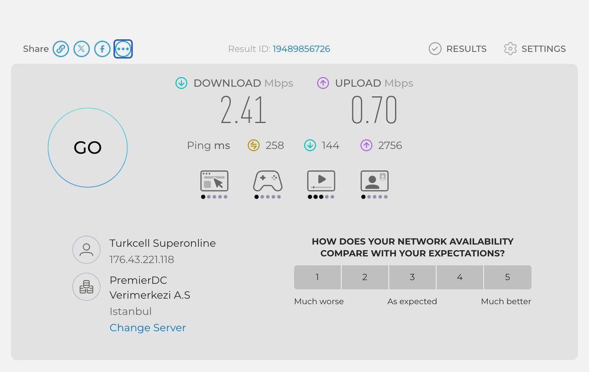 Arkeoloji_Tv's tweet photo. İnternet altyapısı 1000mbit'e çıkarken bizim Turkcell Superonline internetimiz 0'a doğru geriliyor! Aynı günde 20 dakika  arayla aldığım ekran görüntüsü. https://t.co/9h8bVqu3HY