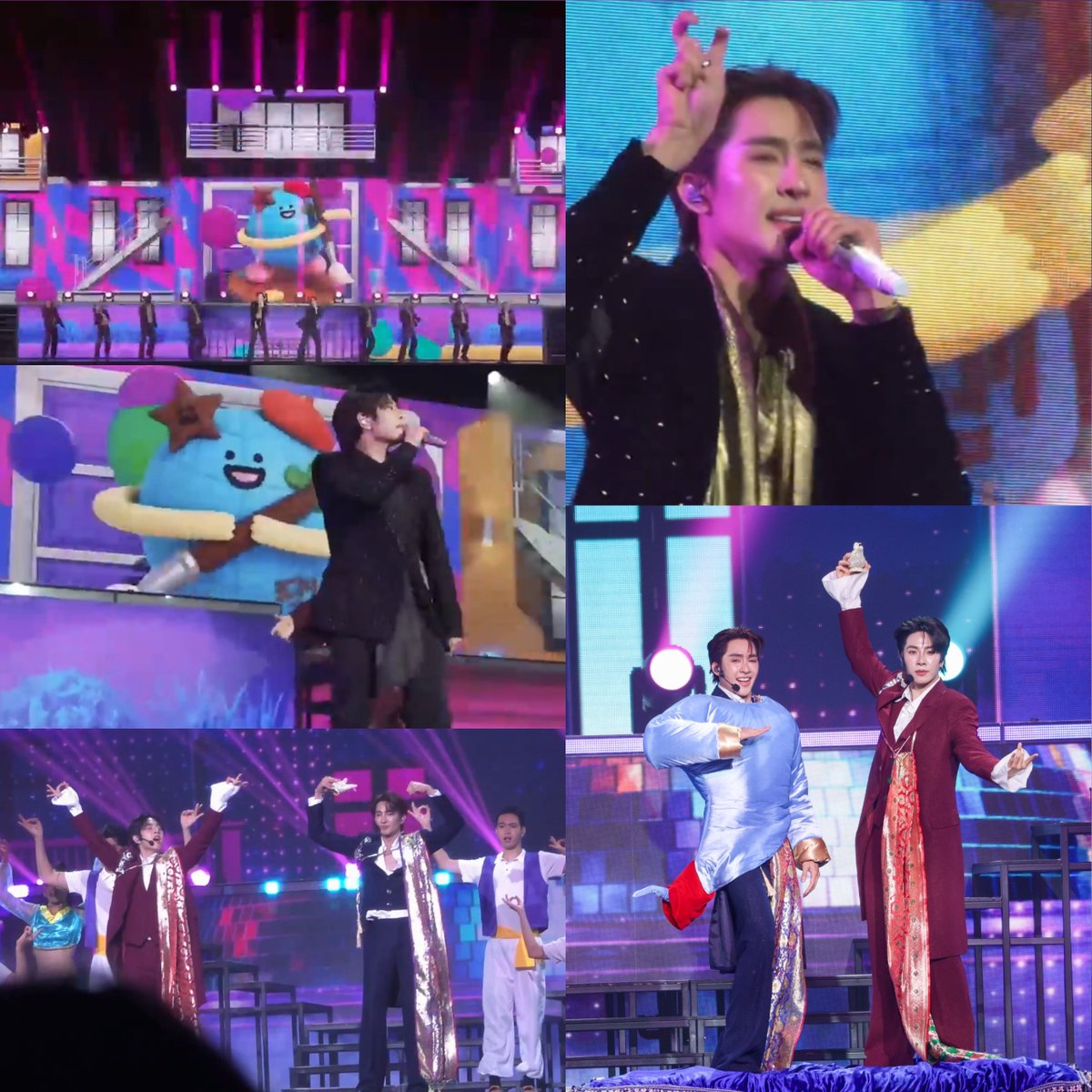 tikkyhamcheese's tweet photo. #FFFPartyConcert2026
#เอิร์ทมิกซ์ #Earthmix 

[Dange Stage | EarthMix]
ชอบเอิร์ทมิกซ์เลือกเพลงมาทำโชว์นะไม่ใช่แค่เพลงเร็วที่โยกๆ แต่เป็นเพลงแด็นซ์สะบัด เต้นดันแบบไม่ห่วงอายุเลย เป็นเพลงที่ทุกคนร้องตามได้เอ็นจอยมาก 

🐜เจ๊บนิดๆ 
เพลงเปิดที่เข้าปากเอิร์ทมิกซ์สุด เหมือนร้องมาตั้งแต่วัยรุ่น ท่าเต้นน่ารักมาก  ฉากด้านหลังมีโอ้นเต้นดุ๊กดิ๊กอยู่ด้วย 

🪄จีนี่จ๋า 
ต้นฉบับร้อง5คน แต่เอิร์ทมิกซ์ร้องสองคน😅 โชว์เหมือนดูละครเวทีมีเต้นแย่งตะเกียงกัน มีจีนี่ออกมาจากตะเกียง พี่เอิร์ทจากยักษ์เขียวกลายเป็นยักษ์ฟ้า 555 โชว์สนุกมาก

ชอบเสียงเอิร์ทมิกซ์เวลาร้องเพลงคู่กันนะเสียงเข้ากันไม่มีเสียงสูงเกินหรือต่ำไป น่าจะซ้อมร้องเพลงด้วยกันบ่อย ส่วนการแสดงในโชว์ไม่มีติดขัดเลย แบบมองตาก็รู้ใจ ซิงค์กันสุดๆ
พวกเธอเก่งมากจริง 🤎❤️
