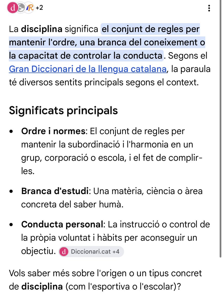 RavalSud's tweet photo. @RobertMsp @DaareToZlaataan Disciplina no vol dir silenci… però ella ho diu i ningú la corregeix… quina colla de periodistes i comentaristes que no saben del que parlen https://t.co/uq5980KyeU
