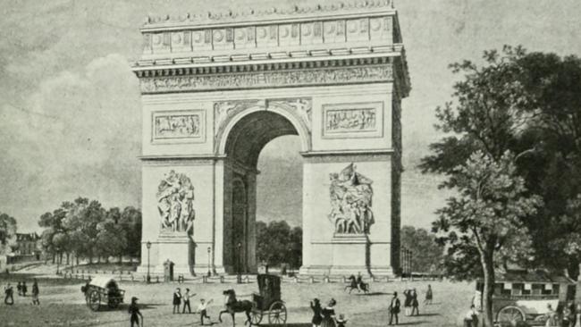 mariobianchi18's tweet photo. Il #29luglio 1836 il re Luigi Filippo inaugura con una parata militare il nuovo #ArcdeTriomphe. Alla memoria delle vittorie degli eserciti francesi, è al centro di Place de l'Etoile al termine degli Champs-Élysées. Sotto la volta di quasi 30 m. c'è la tomba del milite ignoto. https://t.co/naIjf4O3TV