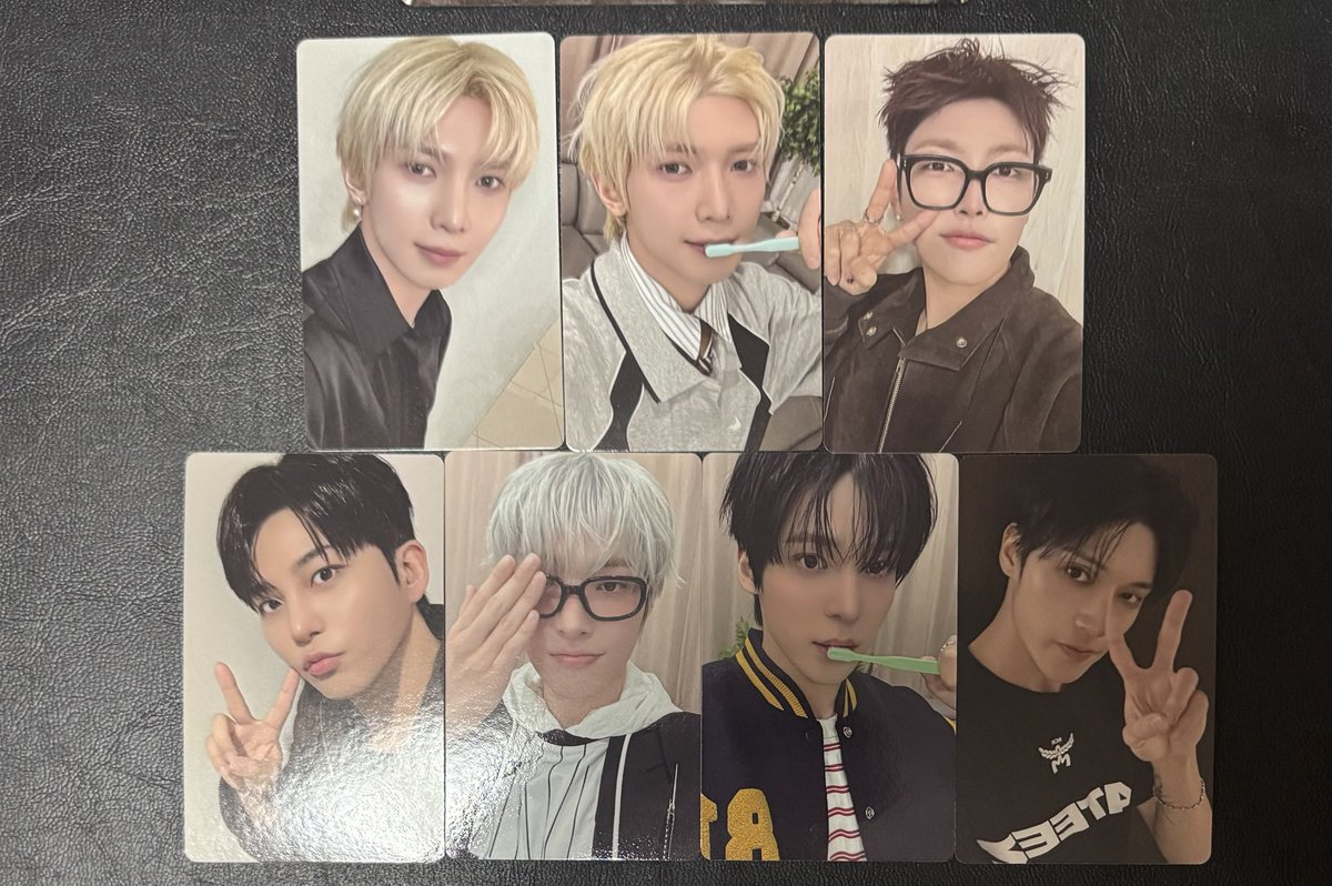 jw_s17's tweet photo. ATEEZ ランダムトレカ 特典 POPUP 交換

譲 : ホンジュン ユノ ヨサン ミンギ ウヨン ジョンホ

求 : サン🧡＞ホンジュン♥️＞印なし サン、ホンジュン

8/6手渡し交換または本日ポップアップ手渡し交換可能な方いらっしゃいましたらリプライお願いいたします https://t.co/vdj7cCp4lo