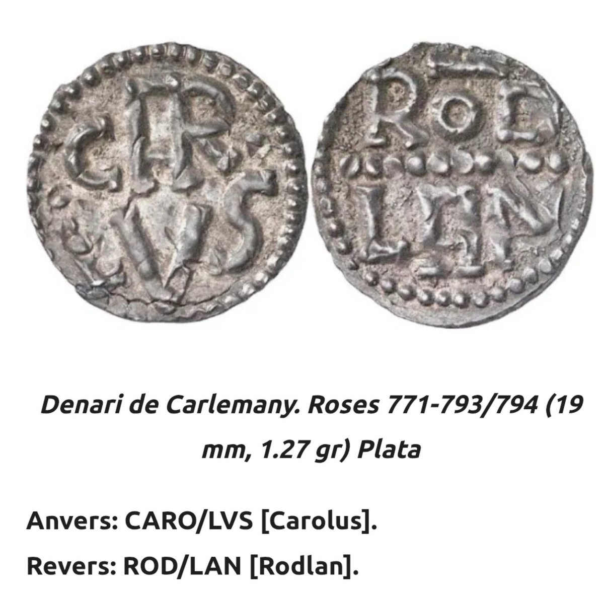 jordi_kanet's tweet photo. Els historiadors del règim ens diuen que #Carlemany i #Rotllan mai van ser a #Cathalunya, però els escuts i manuscrits del Monestir de Ripoll, Catedral de Girona, les cançons de gesta, rondalles populars, les veneracions i els Denaris de Roses els contradiuen... #SomCarolingis https://t.co/UMfYgyfW61