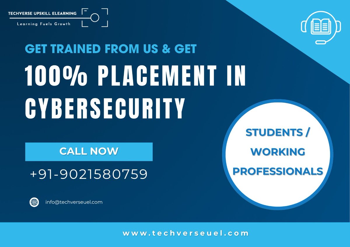 ShirsathSwati's tweet photo. Started a batch for Cybersecurity Career Accelerator Program where we are preparing students for jobs in Cybersecurity. Join the next batch starting from September 2026.
@e_techverse 
#cyber #cybersecurity #jobs https://t.co/QGUjSdzgq0
