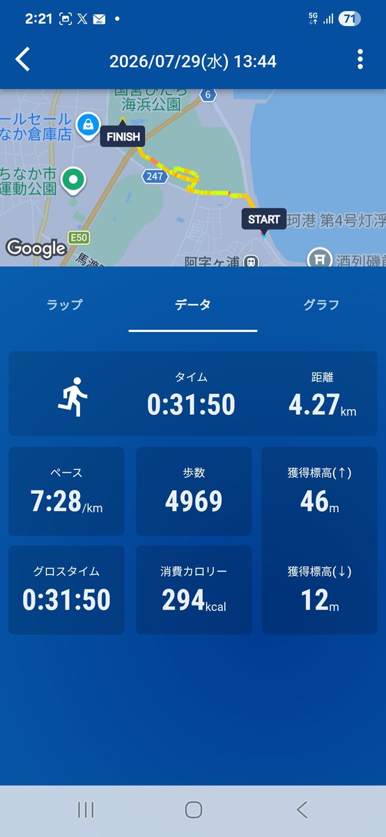 N24515's tweet photo. オッサンのリハビリ
掛水をしてからのスタート
フェスの準備であわただしい園内
海浜公園から阿字ヶ浦へ向かう
森の番人が海岸に立つ
駐車券売り場にはシルバー人材の知人
海浜公園に戻りながら考える
来年はこれをやろう…海の番人？
頑張れオッサン✊‼ https://t.co/mvf2EZla3N