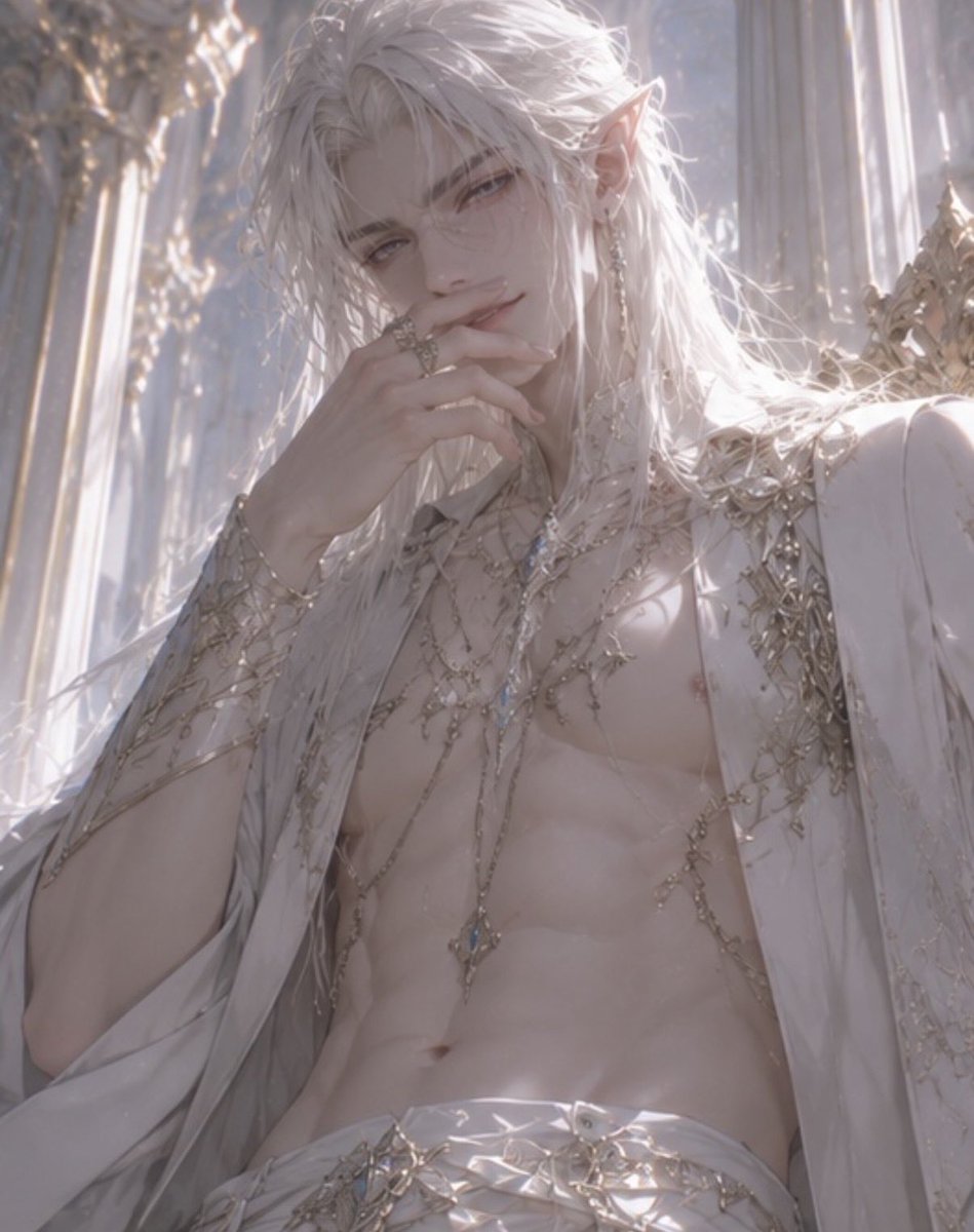 SolsticeQween's tweet photo. Come read my character Alaric the obsessed elf prince from another world! 
https://t.co/ePP9ni7Wra
#nsfwㅤㅤ #tipsychat #spicy #elf #isekai #spicybook https://t.co/OpJJFVEAxK