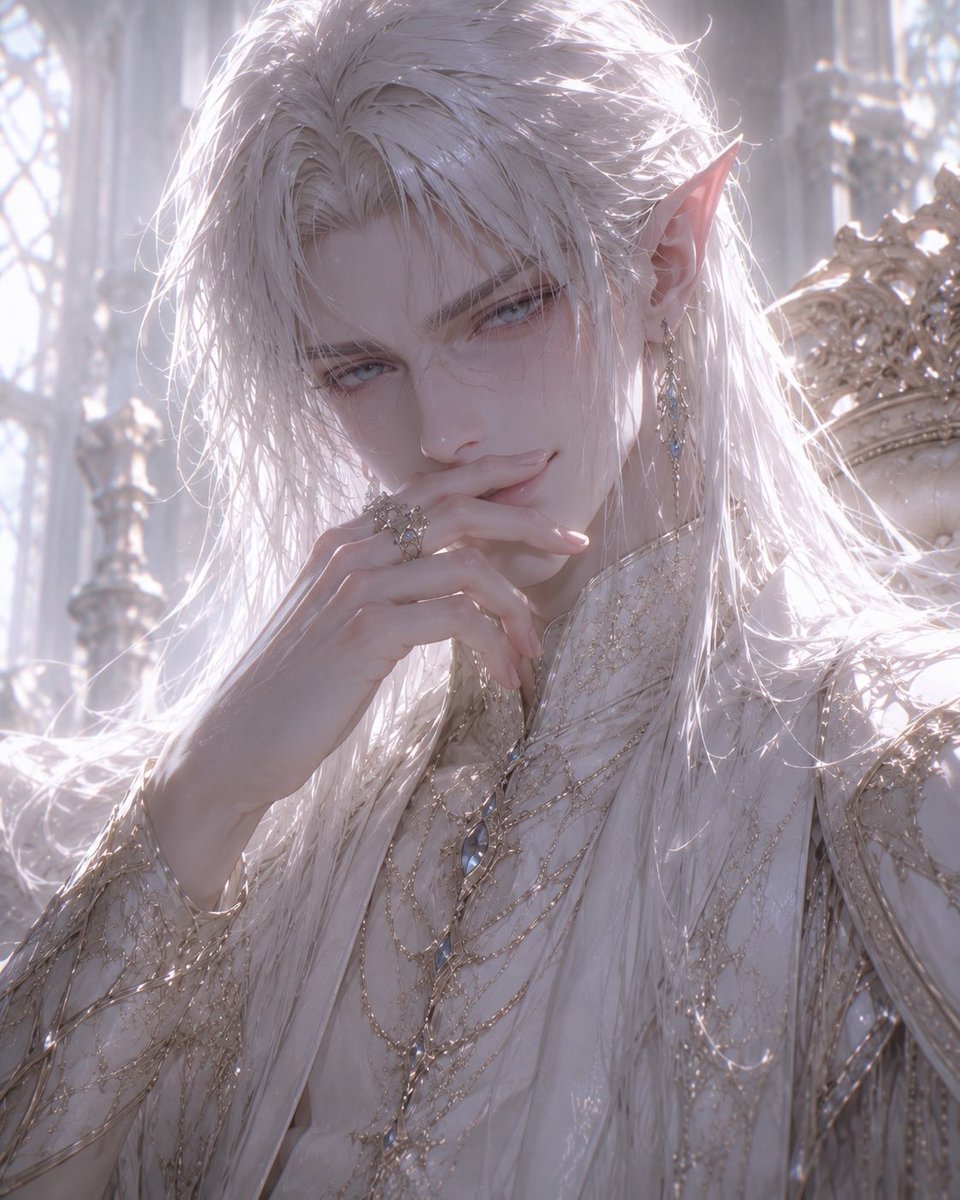 SolsticeQween's tweet photo. Come read my character Alaric the obsessed elf prince from another world! 
https://t.co/ePP9ni7Wra
#nsfwㅤㅤ #tipsychat #spicy #elf #isekai #spicybook https://t.co/OpJJFVEAxK