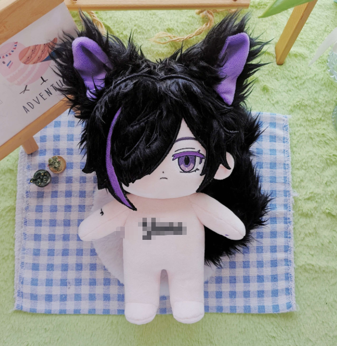 EvaCustom's tweet photo. ふわふわの黒髪に紫の差し色が映える、20cmのケモミミぬいちゃん🖤💜
大きなケモミミとふさふさのしっぽがとっても愛らしく、片目を隠した前髪と淡い紫色の瞳が、どこかミステリアスな雰囲気をまとっています。少し拗ねたような表情も可愛くて、つい目を奪われてしまいます。
ブラックとパープルの組み合わせがクールでありながら、ふわふわの毛並みがやさしい印象をプラス。可愛さとミステリアスな雰囲気をあわせ持った、特別な20cmぬいちゃんです。お部屋に飾っても、一緒にお出かけしても癒されること間違いなしです✨
#20cmスタンダード型-洗水兔毛 
++++++++++++++++++++++++++
写真をもとにカスタマイズ棉人形🥰
無料で人形をデザインします!
https://t.co/gVeZ5Rn9th

#かわいい #ぬいぐるみ  #推し活 #コットンドール #手作りドール #オーダーメイドドール #ハンドメイドドール
